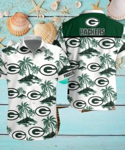Tropical Coconut Green Bay Packers Hawaiian Shirt