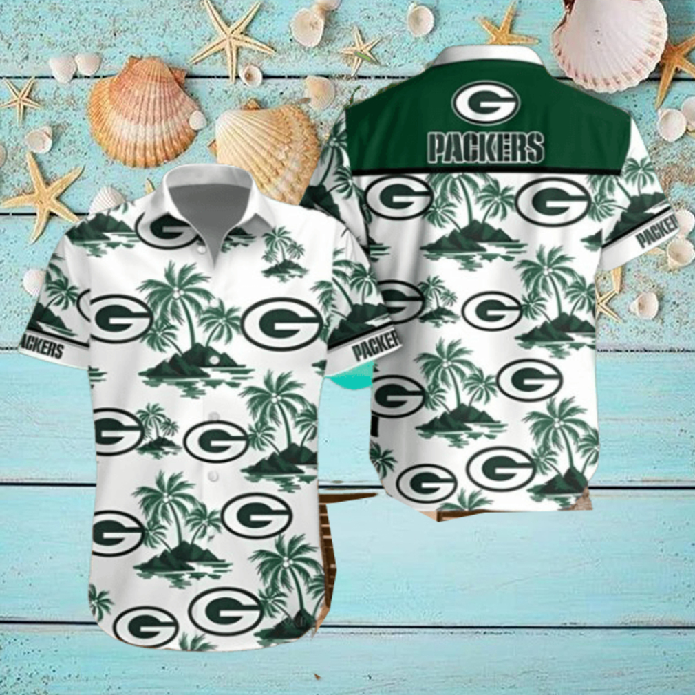 Tropical Coconut Green Bay Packers Hawaiian Shirt