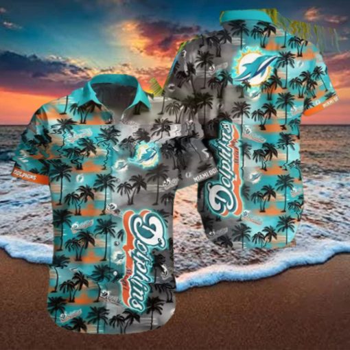 Tropical Coconut NFL Miami Dolphins Hawaiian Shirt