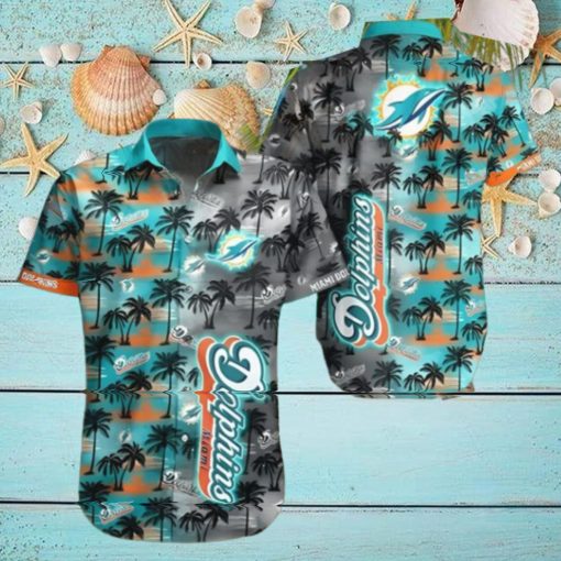 Tropical Coconut NFL Miami Dolphins Hawaiian Shirt