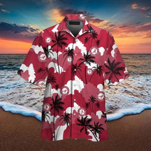 Tropical Elegance Hawaiian Shirt, Alabama Crimson Tide, Memorable NCAA Gift