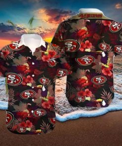 Tropical Flower Aloha San Francisco 49ers Hawaiian Shirt Best NFL Gift