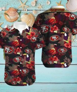 Tropical Flower Aloha San Francisco 49ers Hawaiian Shirt Best NFL Gift