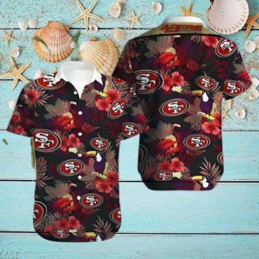 Tropical Flower Aloha San Francisco 49ers Hawaiian Shirt Best NFL Gift