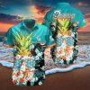 Tropical Flower Miami Dolphins Hawaiian Shirt Gift Aloha Shirt