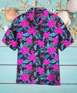 Tropical Flowers Hibiscus Trendy Hawaiian Shirt For Aloha Shirt