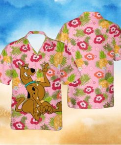 Tropical Flowers Pineapple hawaiian shirt