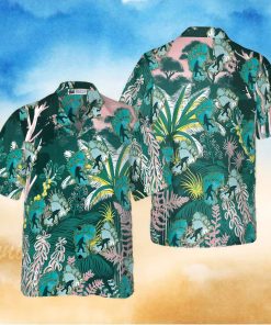 Tropical Forest Bigfoot Hawaiian Shirt