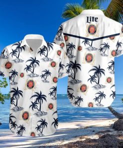 Tropical Miller Lite Button Shirt Gift For Men And Women
