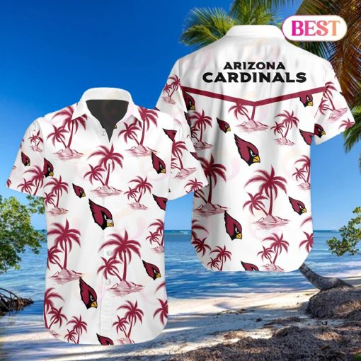 Tropical NFL Arizona Cardinals Button Shirt