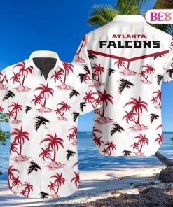 Tropical NFL Atlanta Falcons Button Shirt