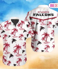 Tropical NFL Atlanta Falcons Button Shirt