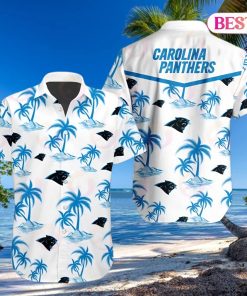 Tropical NFL Carolina Panthers Button Shirt