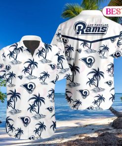 Tropical NFL Los Angeles Rams Button Shirt