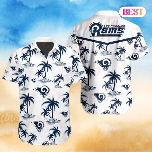 Tropical NFL Los Angeles Rams Button Shirt