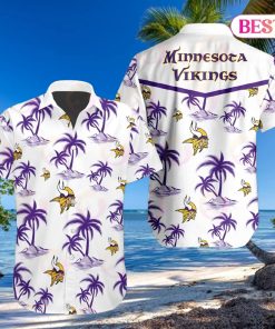 Tropical NFL Minnesota Vikings Button Shirt