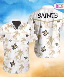 Tropical NFL New Orleans Saints Button Shirt