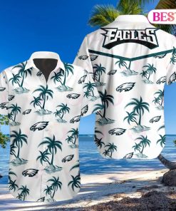 Tropical NFL Philadelphia Eagles Button Shirt