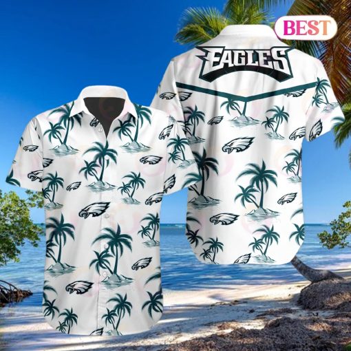 Tropical NFL Philadelphia Eagles Button Shirt