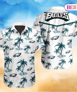 Tropical NFL Philadelphia Eagles Button Shirt