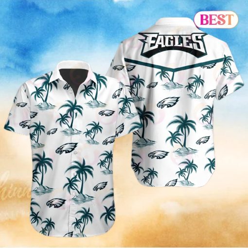 Tropical NFL Philadelphia Eagles Button Shirt