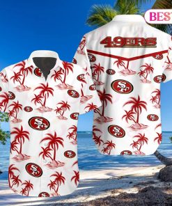 Tropical NFL San Francisco 49ers Button Shirt