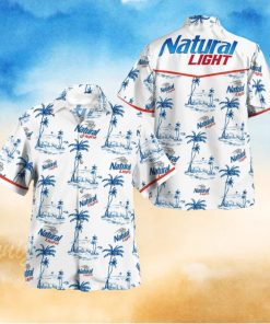 Tropical Natural Light Button Hawaiian Shirt