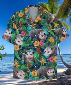 Tropical Opossum 3D 3D Hawaiian Shirt Tropical Aloha For Men And Women Gift Design 9