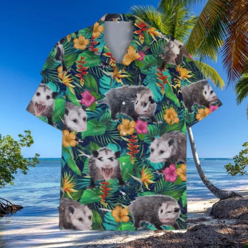 Tropical Opossum 3D 3D Hawaiian Shirt Tropical Aloha For Men And Women Gift Design 9