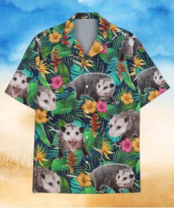 Tropical Opossum 3D 3D Hawaiian Shirt Tropical Aloha For Men And Women Gift Design 9