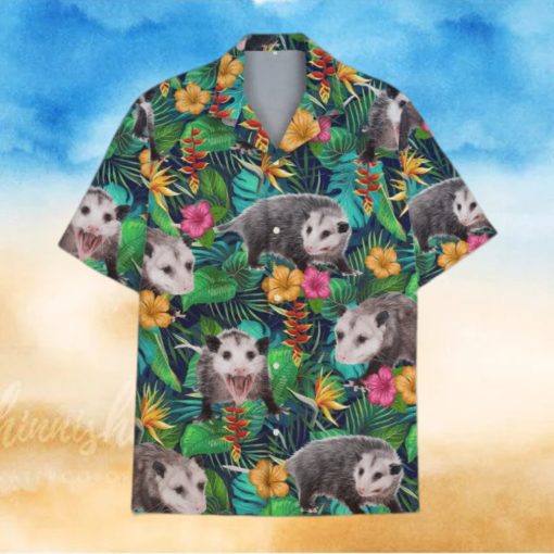 Tropical Opossum 3D 3D Hawaiian Shirt Tropical Aloha For Men And Women Gift Design 9