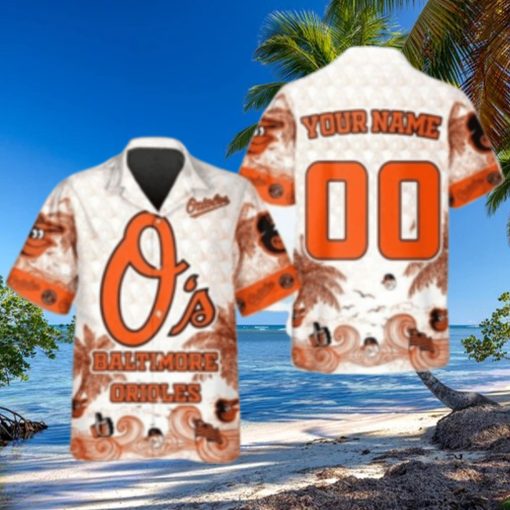 Tropical Palm Tree Orioles Hawaiian Shirt – Bring The Beach To Baltimore