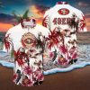 Tropical Palm Tree San Francisco 49ers Hawaiian Shirt