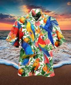 Tropical Parrot Hawaiian Shirt For Men Women