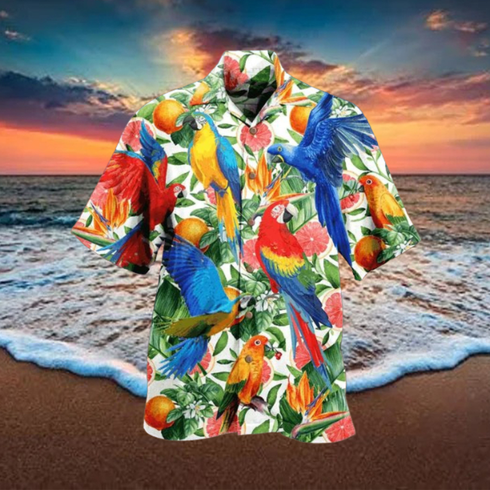 Tropical Parrot Hawaiian Shirt For Men Women Tropical Parrot Hawaiian Shirt For Men Women