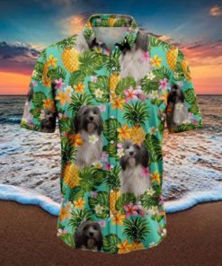 Tropical Pineapple Tibetan Terrier Tropical Hawaiian Shirt Gift For Men And Women