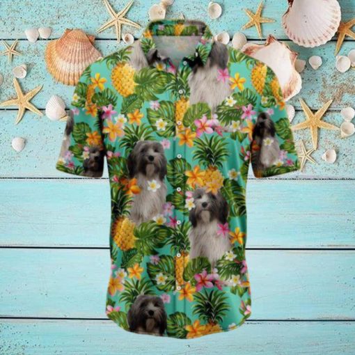 Tropical Pineapple Tibetan Terrier Tropical Hawaiian Shirt Gift For Men And Women