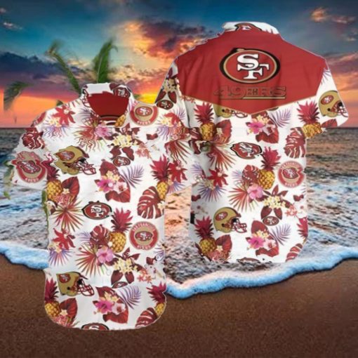 Tropical Plant San Francisco 49ers Hawaiian Shirt Summer Button Up