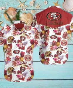 Tropical Plant San Francisco 49ers Hawaiian Shirt Summer Button Up