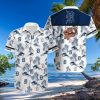 Skater Tiki Detroit Tigers Tropical Hawaiian Shirt