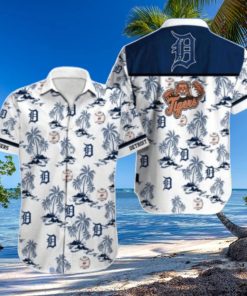 Tropical Retreat Detroit Tigers Hawaiian Shirt