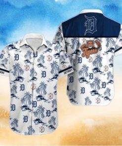 Tropical Retreat Detroit Tigers Hawaiian Shirt