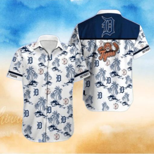 Tropical Retreat Detroit Tigers Hawaiian Shirt
