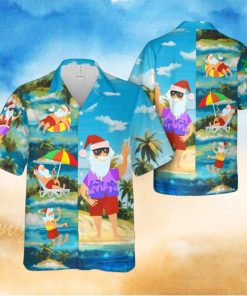 Tropical Santa Hawaiian Shirt