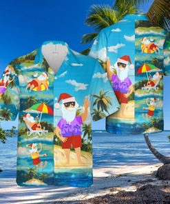 Tropical Santa Hawaiian Shirt