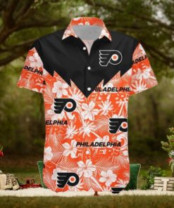 Tropical Seamless Design Philadelphia Flyers Hawaiian NHL Shirt