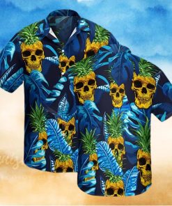 Tropical Skull Pineapple Hawaiian Shirt