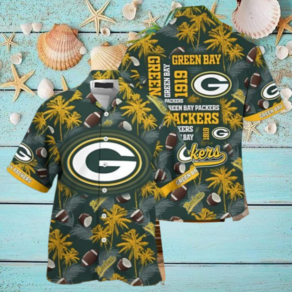 Tropical Summer Green Bay Packers Hawaiian Shirt