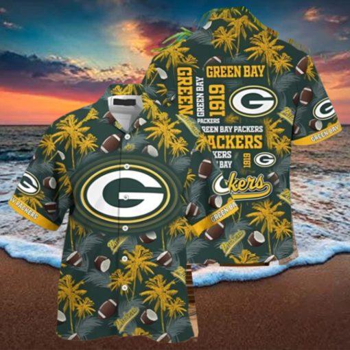 Tropical Summer Green Bay Packers Hawaiian Shirt