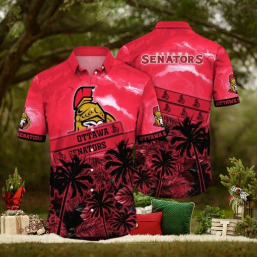 Tropicaltime Aloha Shirt – Ottawa Senators NHL Hawaiian Look